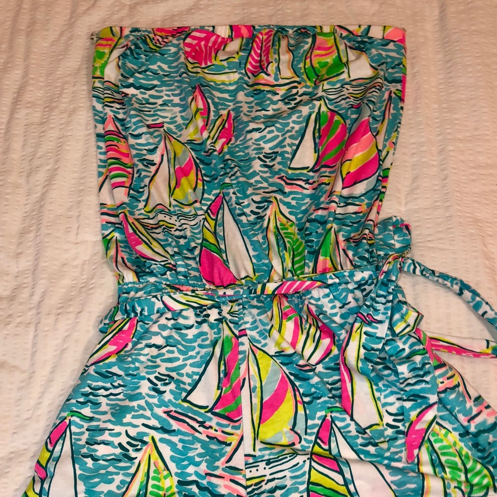 Lilly pulitzer medium you’ve gotta regatta romper
